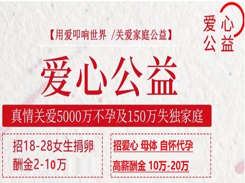 沁水捐卵助孕生子 爱心志愿者招募